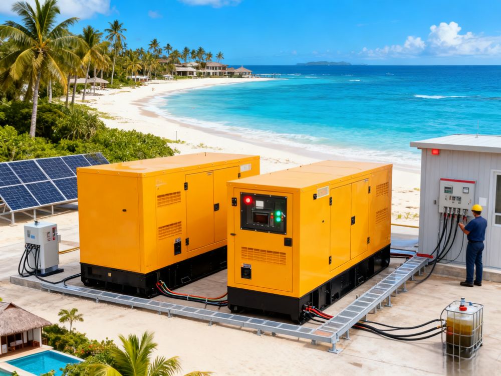 What is a parallel connection on a generator?
